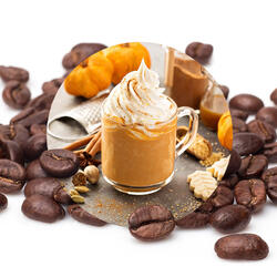 Pumpkin spice - zrnková káva bezkofeínová