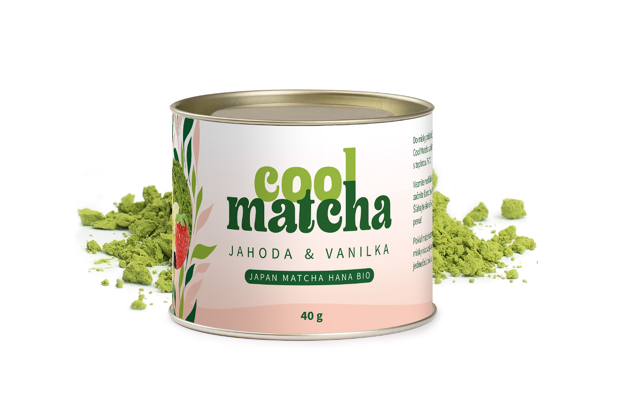 E-shop Cool Matcha Jahoda - Vanilka - darčeková dóza 40 g