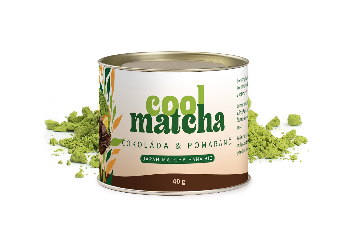 E-shop Cool Matcha Čokoláda & Pomaranč - darčeková dóza 40 g